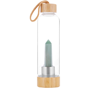 Aventurine Crystal Bottle