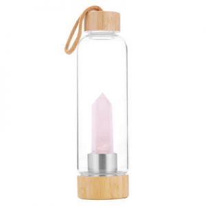 Crystal Bottle Rose quartz