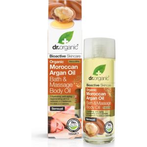 Dr.Organic Moroccan Argan Oil Bath & Massage Body Oil 100ml