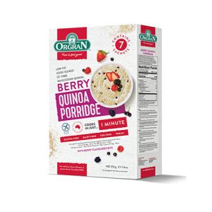 Brekki Porridge Hot Cereal – Berry 210g