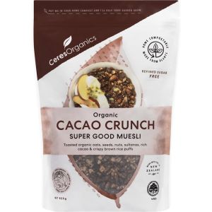 ORGANIC SUPER GOOD MUESLI, CACAO CRUNCH cereal