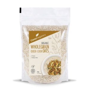 ORGANIC ROLLED OATS,  QUICK  - 600G