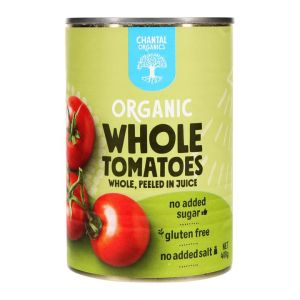 Chantal Organics Whole Peeled Tomatoes 400 grams