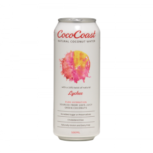 Cococoast Natural Coconut Water Lychee 500ml