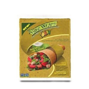 Coconut Wraps, Curry - Pack of 4 Keto Wraps 56 gm