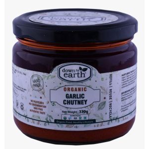 Organic Garlic Chutney 330g
