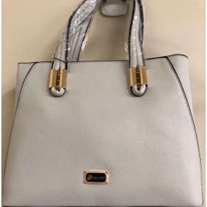 Rosa Rose Hand Bag Grey White