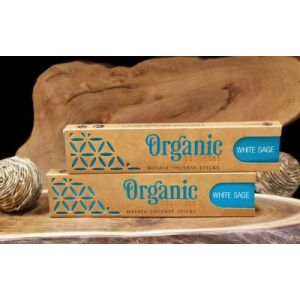 Organic Masala Sticks Incense White Sage-15g