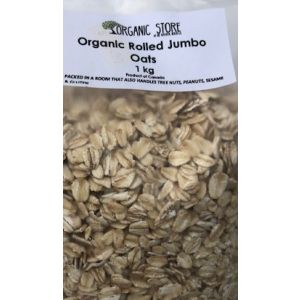 Organic Rolled Oats, Jumbo Wholegrain-1kg