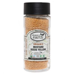 Organic Mustard Seeds Yellow 75g