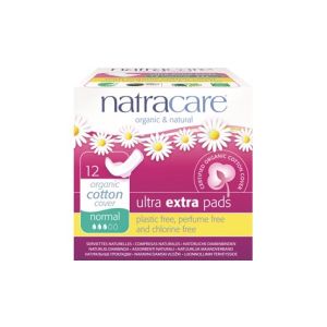 Natracare Ultra Extra Pads With Wings Normal 12s