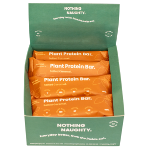 Nothing Naughty Plant Protein Bars SALTED CARAMEL  40g