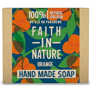 Faith in Nature Natural Handmade Soap-Orange 100gm