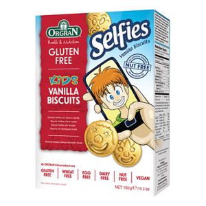 Orgran Selfies Vanilla Biscuits 175 grams