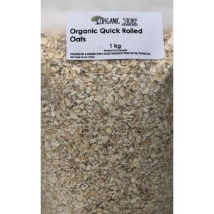 Organic Rolled Oats, Wholegrain Quick Cooking-1kg