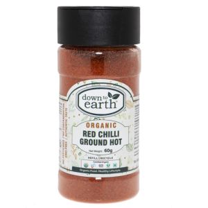 Organic Red Chilli Ground Hot 60g