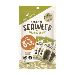 Organic Roasted Seaweed Multipack, Nori Snack 8 x 2g
