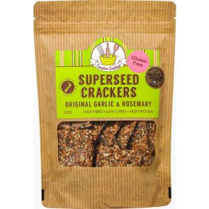 GARLIC & ROSEMARY CRACKERS 120g