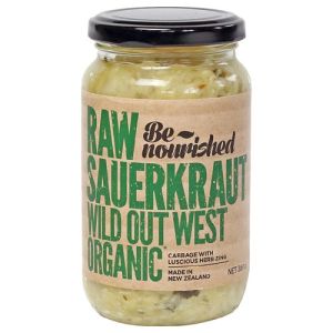 Be Nourished Raw Sauerkraut Wild Out West 380g