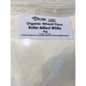 Wheat  Flour Rollermilled White - Organic-1kg