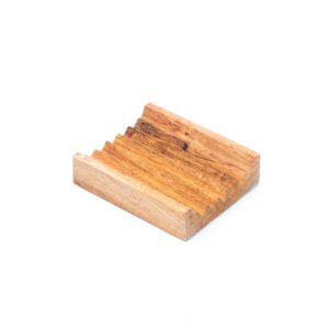Wooden soap holder-Size: 8.5 x 7 cm